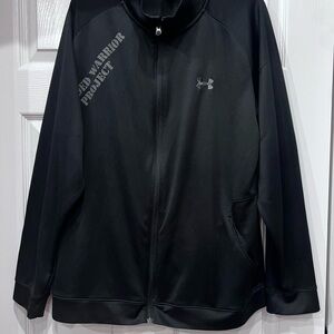 Under Armour Wounded Warrior Project zip up jacket side pockets size XL